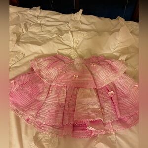 LoveShackFancy Ruffle Mini Skirt